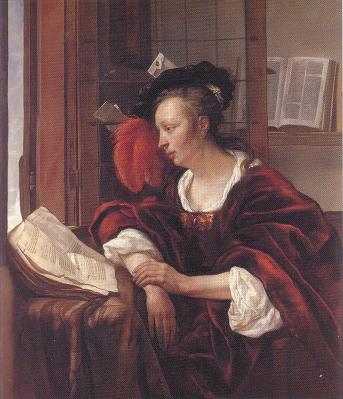 メツー窓辺の女1653
